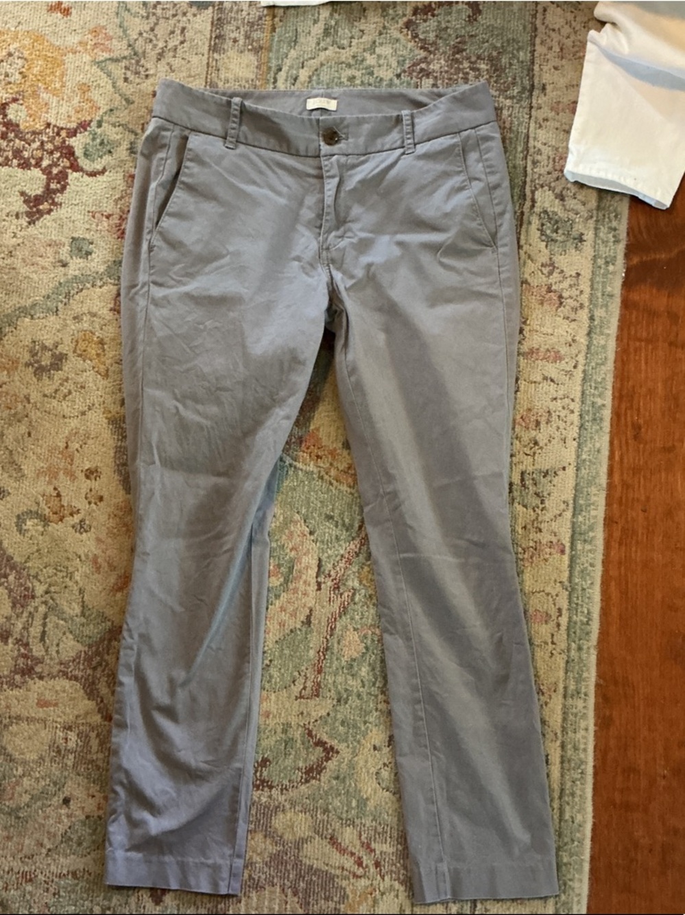 Gray Casual Chino Pants